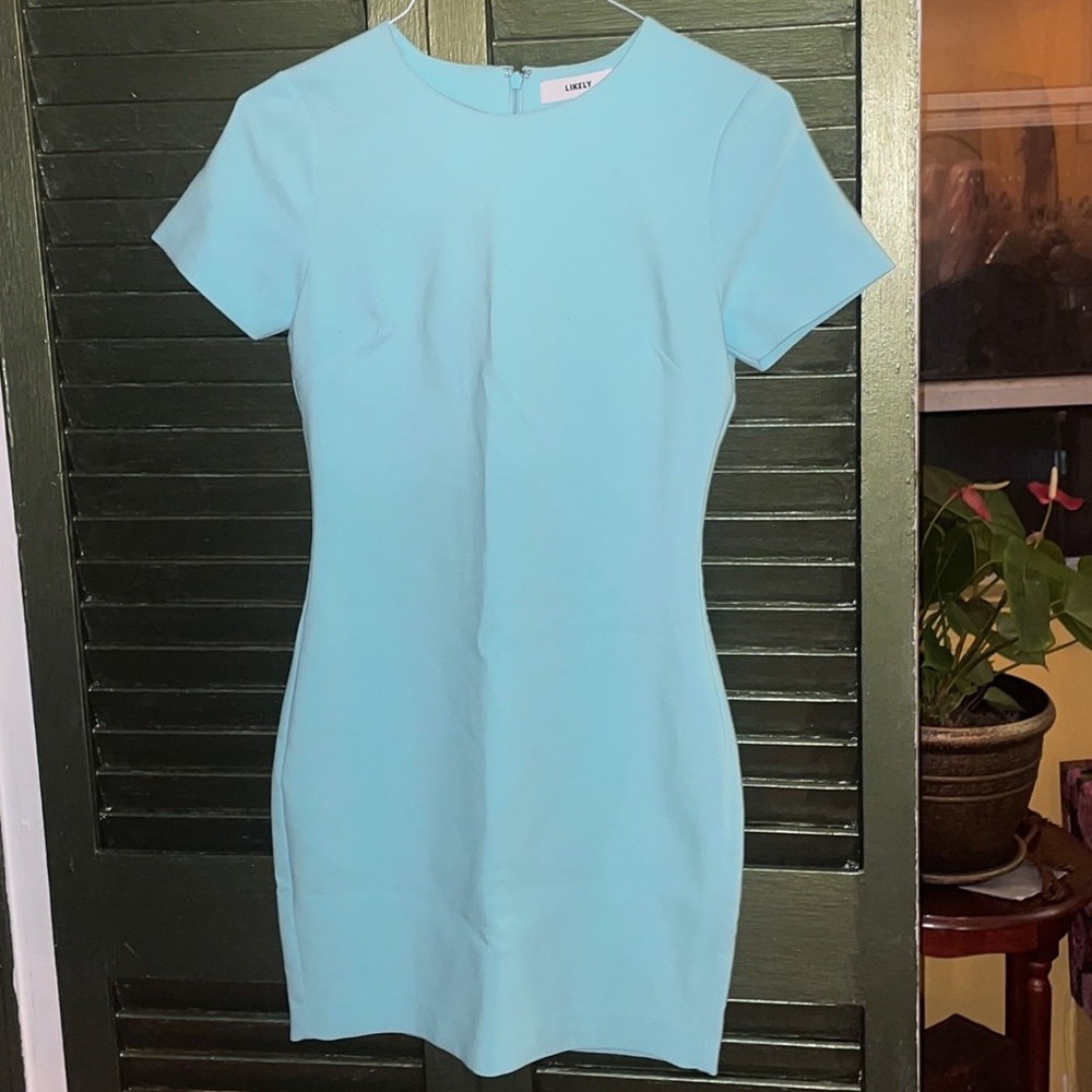 Likely Baby Blue mini dress !